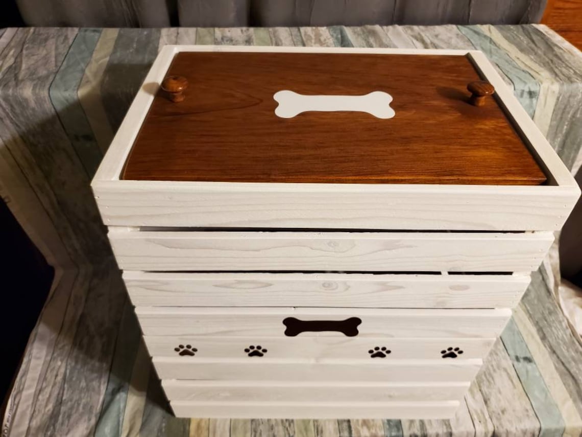 Dog Food Storage Farmhouse Style Etsy