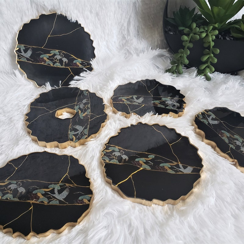 Kintsugi Coaster - Etsy