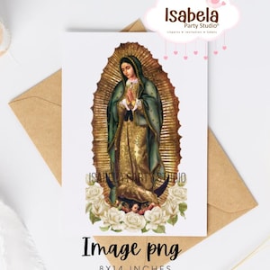 virgen png, virgen guadalupe clipart, virgen sin fondo, virgen litografia, virgen image PNG DIGITAL
