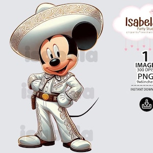 mickey charro png descarga digital - charro mickey  clipart