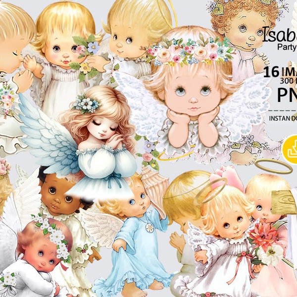 angels clipart, angeles vintage image PNG, angeles png. angel png