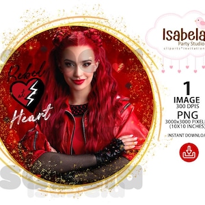 Descendants Red png, Descendants Red clipart, Descendants image, Digital Download