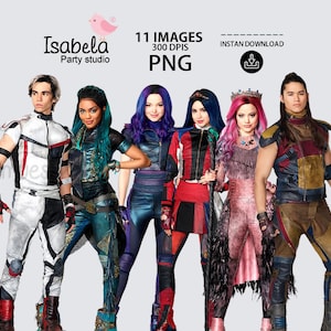 descendants clipart, descendants images PNG, mal png, evie png