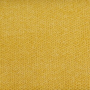 Peut inclure: Gros plan sur un tissu jaune dor&eacute; textur&eacute;. Le mat&eacute;riau pr&eacute;sente un aspect doux et moelleux, avec un poil dense et boucl&eacute;. La couleur est une nuance chaude et invitante, sugg&eacute;rant confort et luxe. La texture du tissu est uniforme sur toute la surface.