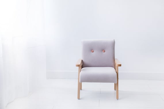 childrens velvet chair