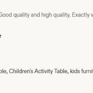 May include: A light-colored wooden table for children paired with two small chairs, one upholstered in mustard yellow fabric and the other in a reddish-orange fabric, featuring angled wooden legs and a rectangular tabletop surface.