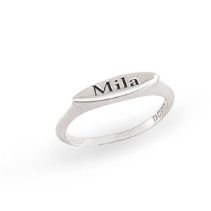 Anéis para mães, anel estampado à mão, anel personalizado, anéis para mães empilháveis, anel com nome estampado, anel com nome empilhável, presente para mamãe, presente para múmia