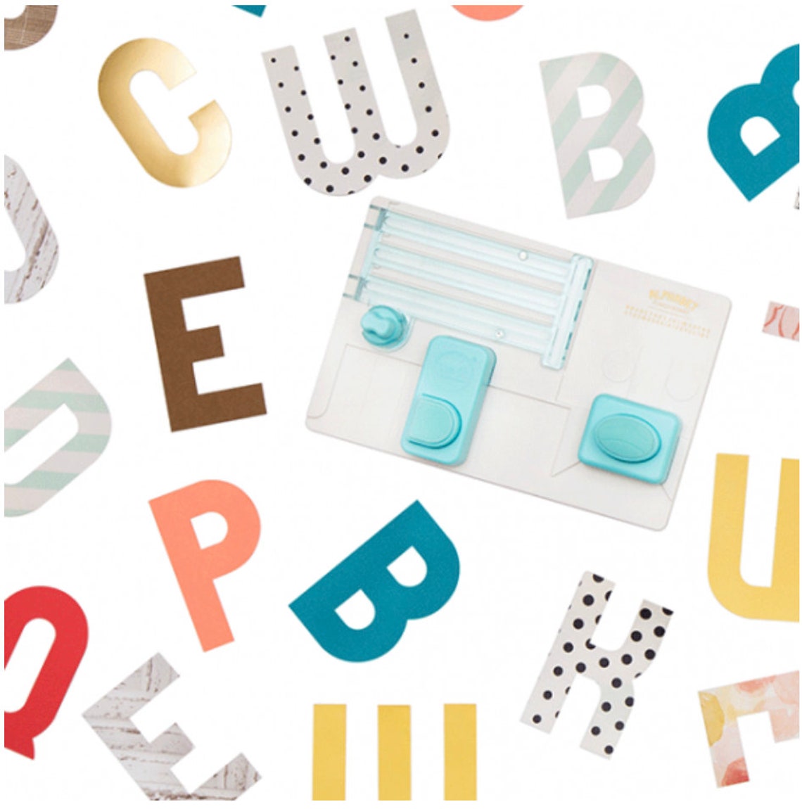 1 Pc ALPHABET PUNCH BOARD by We R Memory Keepers Item 660889 Etsy