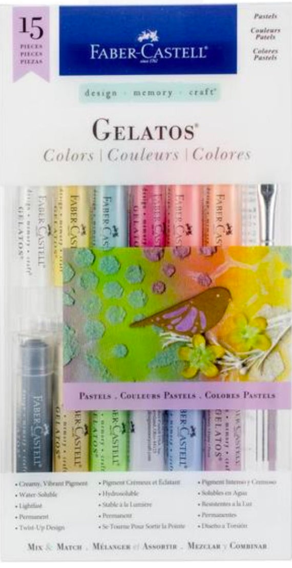 Gelatos Pastel Set of 15 Faber Castell