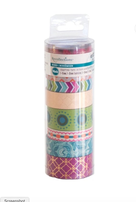 Planner Tape Washi Planner Accessories Washi Tape Set 2 Washi Tape by Recollections Washi Tape Samples 24 inch samples only Planner Tape Washi Planner Accessories Washi Tape Set 2 Washi Tape by Recollections Washi Tape Samples 24 inch samples only
