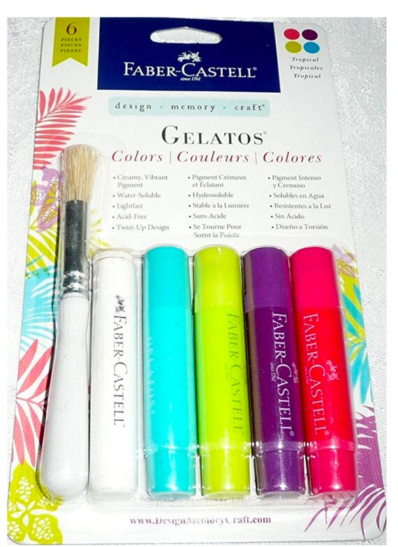 Drawing Media Arts & Crafts FaberCastell Watersoluble Gelato Crayons