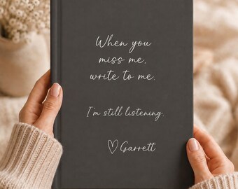 Personalized Grief Journal for Loss of Loved One, Memorial Gift for Mom Dad Son Daughter, Bereavement Sympathy Gift, Remembrance Journal