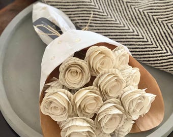Book Page Paper Flowers Lover Literary Gifts Teacher Gift Librarian Gift Bookworm Gifts Handmade Rose Paper Anniversary Keepsake
