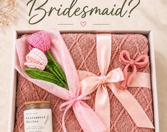 Bridesmaid Proposal Candle Gift Set, Maid of Honor Proposal, Wedding Party Gift, Bridal Party Maid of Honor Flower Girl Present Relaxation