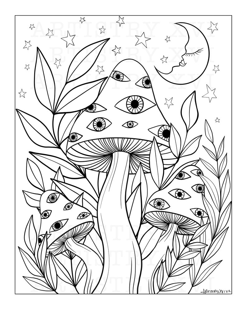 Digital Download Coloring Page Instant Download Digital Download