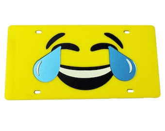 Smiley Car Tag | Etsy