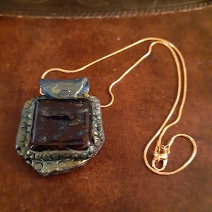 Green Alligator Pendant