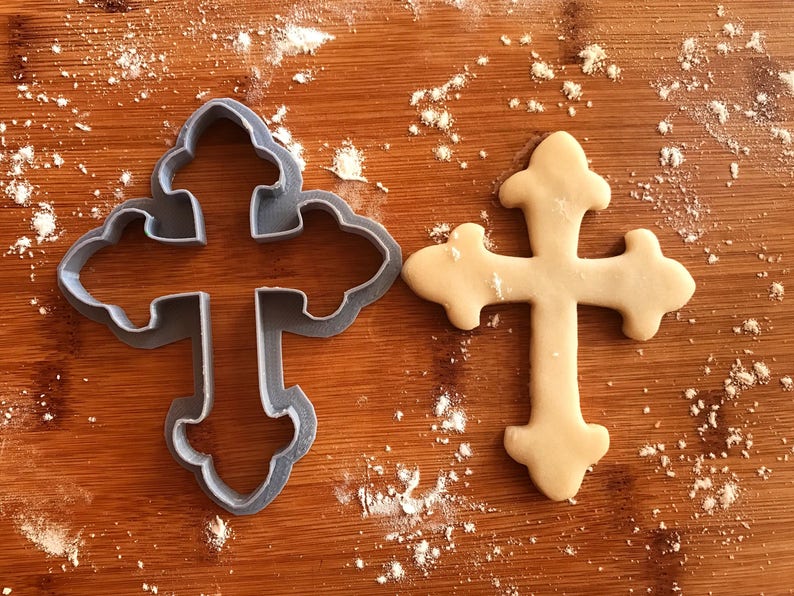 Cross Cookie Cutter Etsy