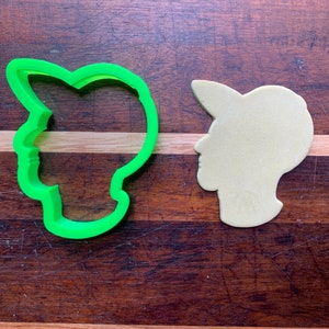 Noel Silhouette Cookie Cutter  | Fondant Cutter | Clay Cutter | Hair Style | Black Man Hair Style | Man with cap