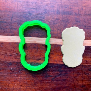 Maurice Silhouette Cookie Cutter | Fondant Cutter | Clay Cutter | Top Fade | Hair Style | Black Man Hair Style