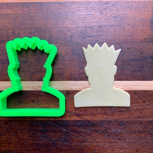 Black King Silhouette Cookie Cutter and Fondant Cutter and Clay Cutter