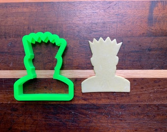 Black King Silhouette Cookie Cutter and Fondant Cutter and Clay Cutter
