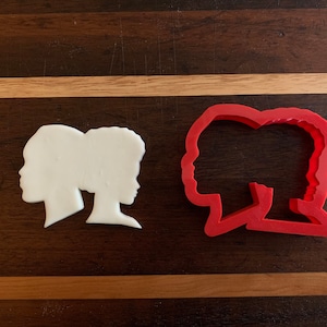 Afro Woman and Man pair Cookie Cutter