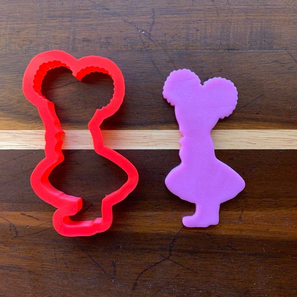 Princess Ballerina Cookie Cutter | Afro princess Baby | Afro Puff Baby