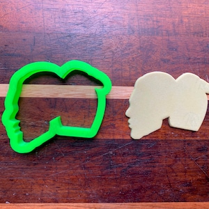 Terrell with Dread Silhouette Cookie Cutter | Fondant Cutter | Clay Cutter | Hair Style | Black Man Hair Style