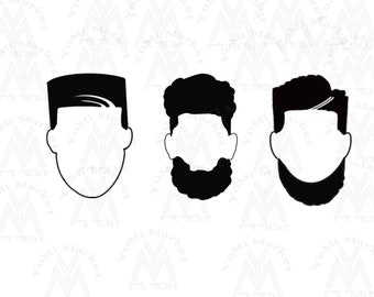 Black King Set Silhouette Cookie Cutter |Men with high top fade |black boy joy cookie cutter