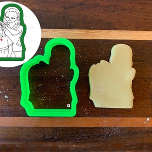 Mom Gombing Girl Cookie Cutter and Fondant Cutter and Clay Cutter