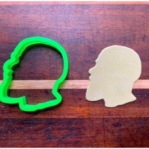 Black King Silhouette Man with Waves Cookie Cutter | Fondant Cutter | Clay Cutter | Hair Style | Black Man Hair Style  | Man with Waves