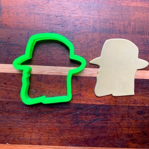 Jamal Silhouette Cookie Cutter | Fondant Cutter | Clay Cutter | Hair Style | Black Man Hair Style | Man with Hat