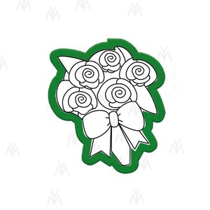 Mother’s Day Flowers Cookie Cutter and Fondant Cutter and Clay Cutter