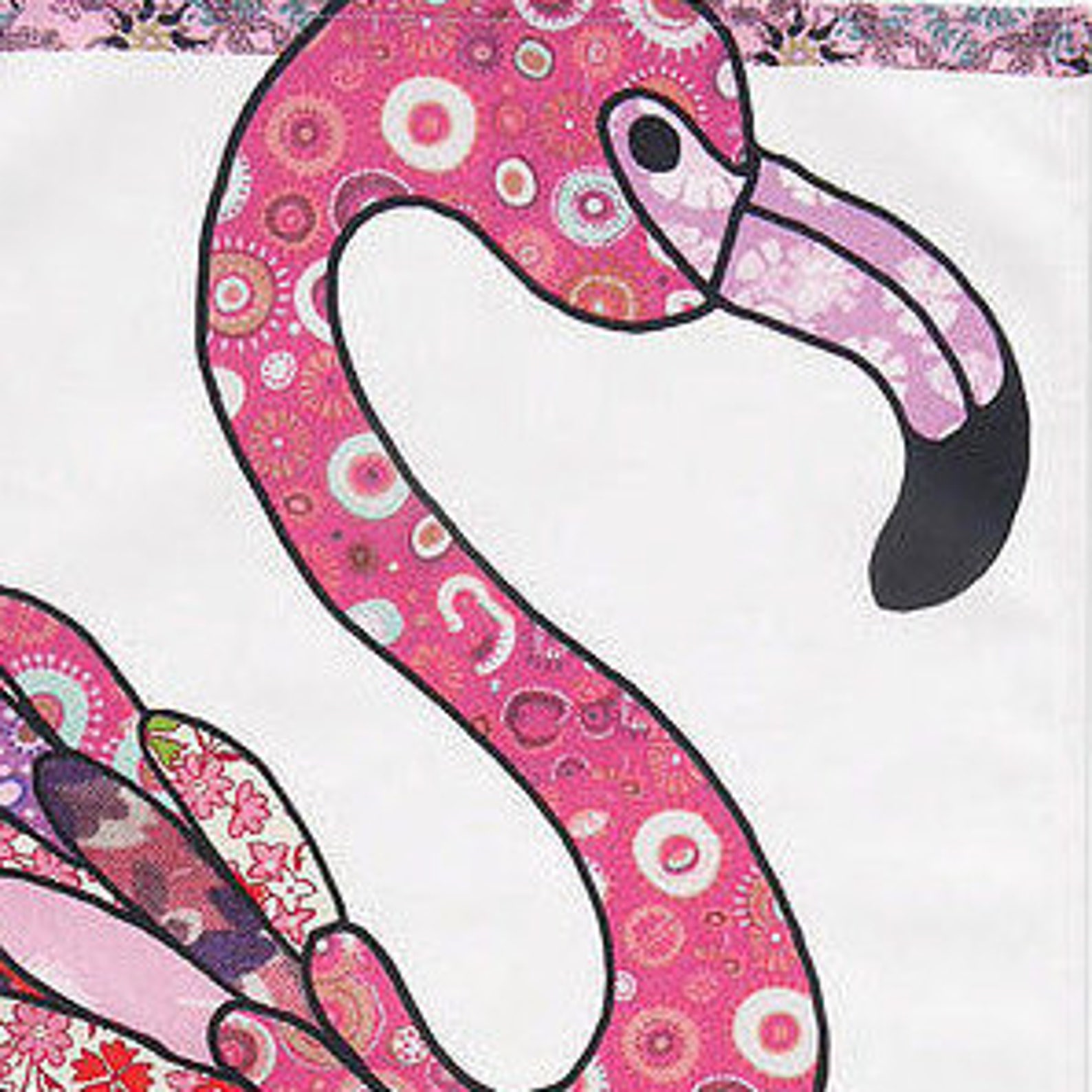 Flamingo tea towel Cotton kitchen towel Pink tea towel Etsy