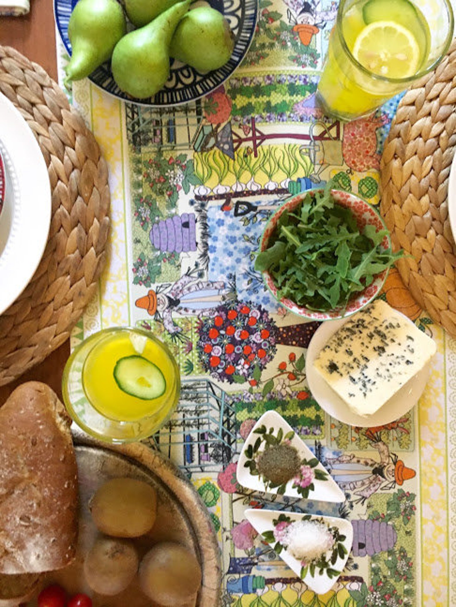 Farm Table Runner for Your Cottage Core Country Kitchen. Etsy