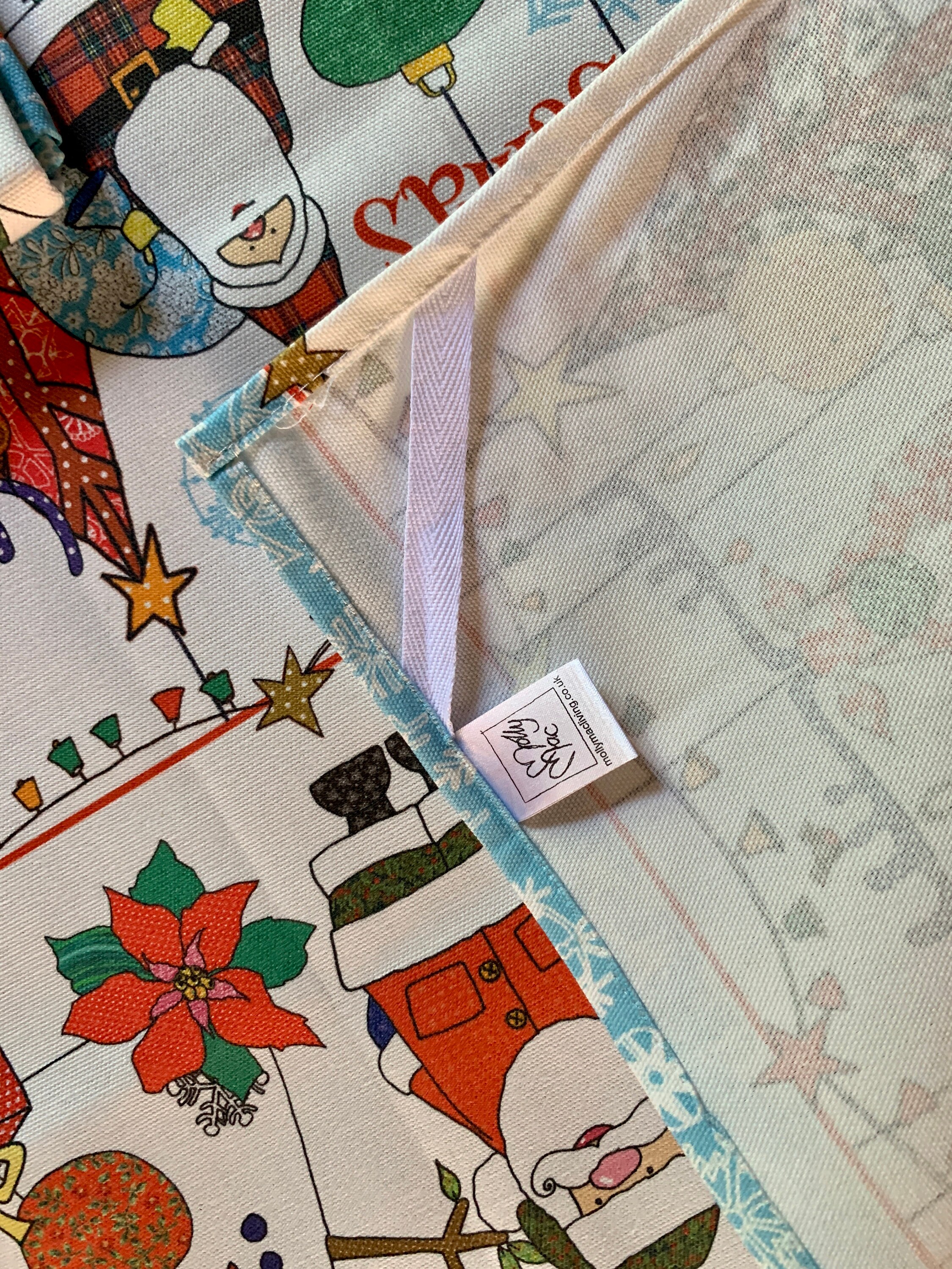 Christmas Tea Towel Ornaments Kitchen Towel Decorative Etsy