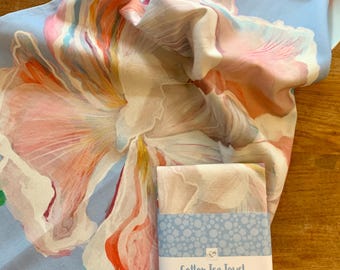 Paño de cocina con flores de peonía: decoración de cocina de algodón estilo cottagecore