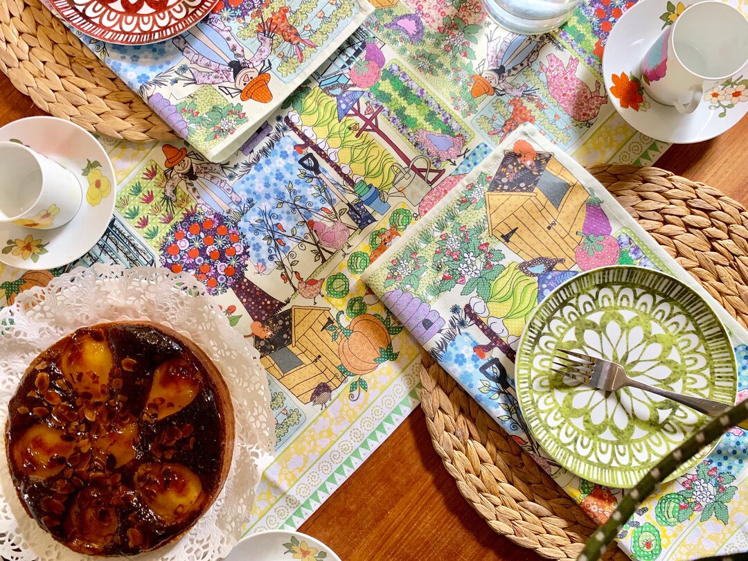 Farm Table Runner for Your Cottage Core Country Kitchen. Etsy