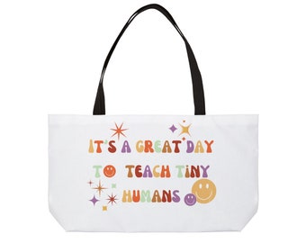 Cute Teacher Gifts, Teacher bag, Bag for Teachers, Teacher Gifts, Weekender Tote Bag