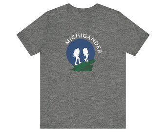 Michigander, Pure Michigan, Michigander Tee, Cute Michigan Tee, Michigan Tee, Unisex Jersey Short Sleeve Tee