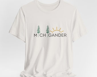 Vintage Michigan Tee, Vintage Michigander tee, Cute Vintage Michigan Tee, Unisex Jersey Short Sleeve Tee