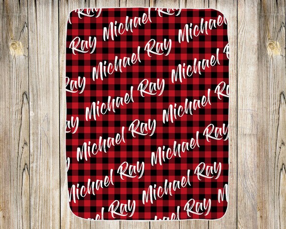 etsy baby name blanket