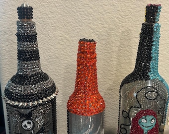 Disney inspiriertes Nightmare Befrore Weihnachtsflaschen-Set (andere Optionen)