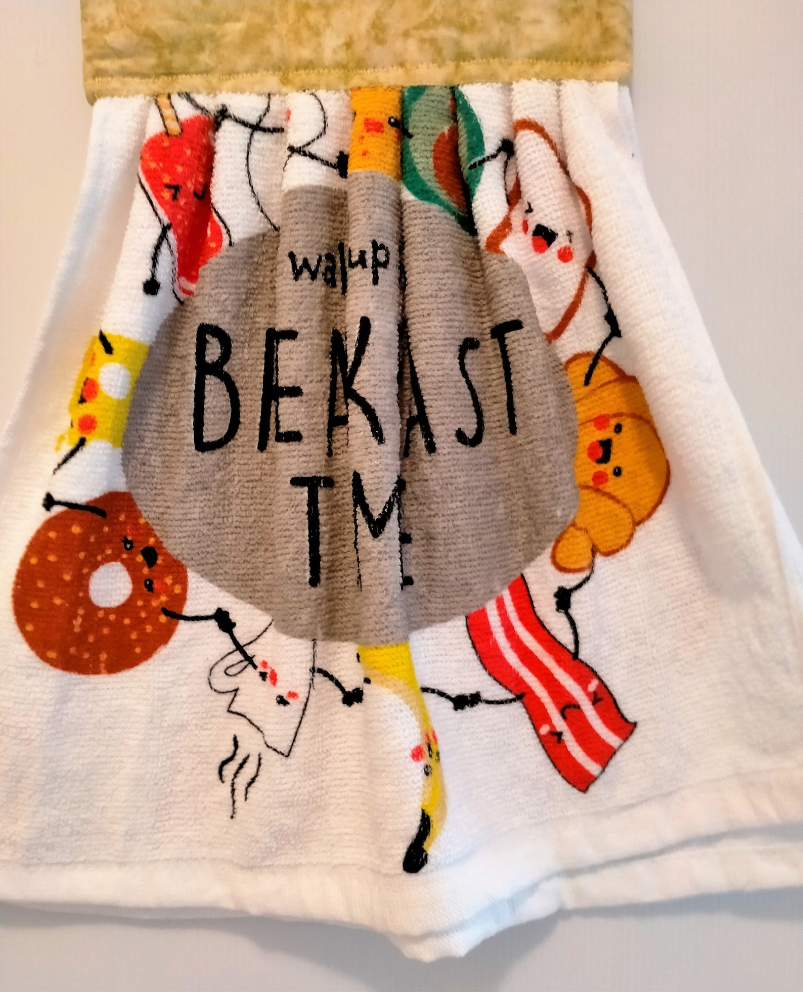 Hanging Tea Towel Kitchen Towel Caravan Laundry Etsy