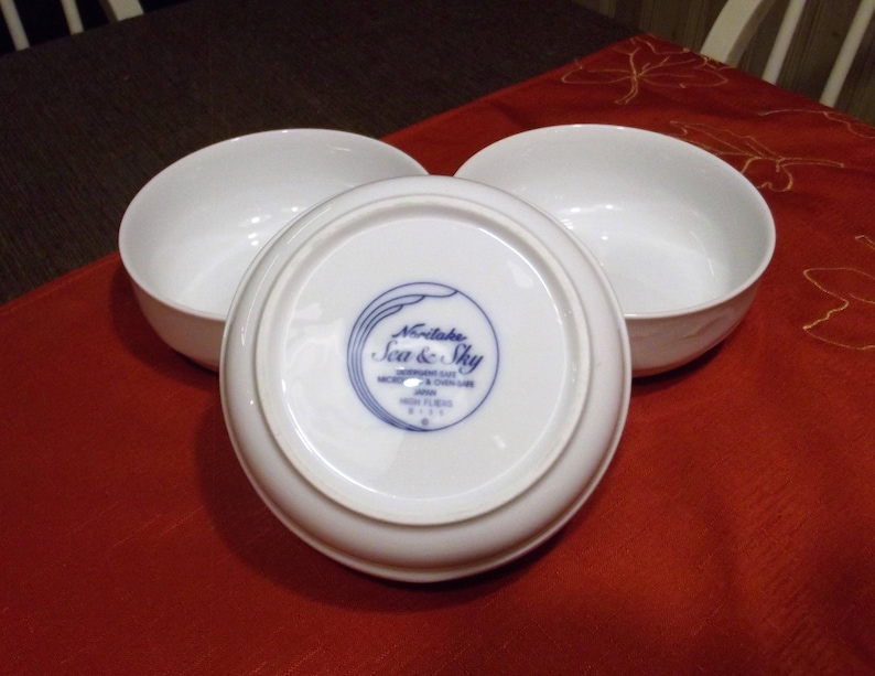Sea /& Sky *-* HIGH FLIERS 3 Piece Set or Individual Noritake B135 *-* Coupe SoupCereal Bowl