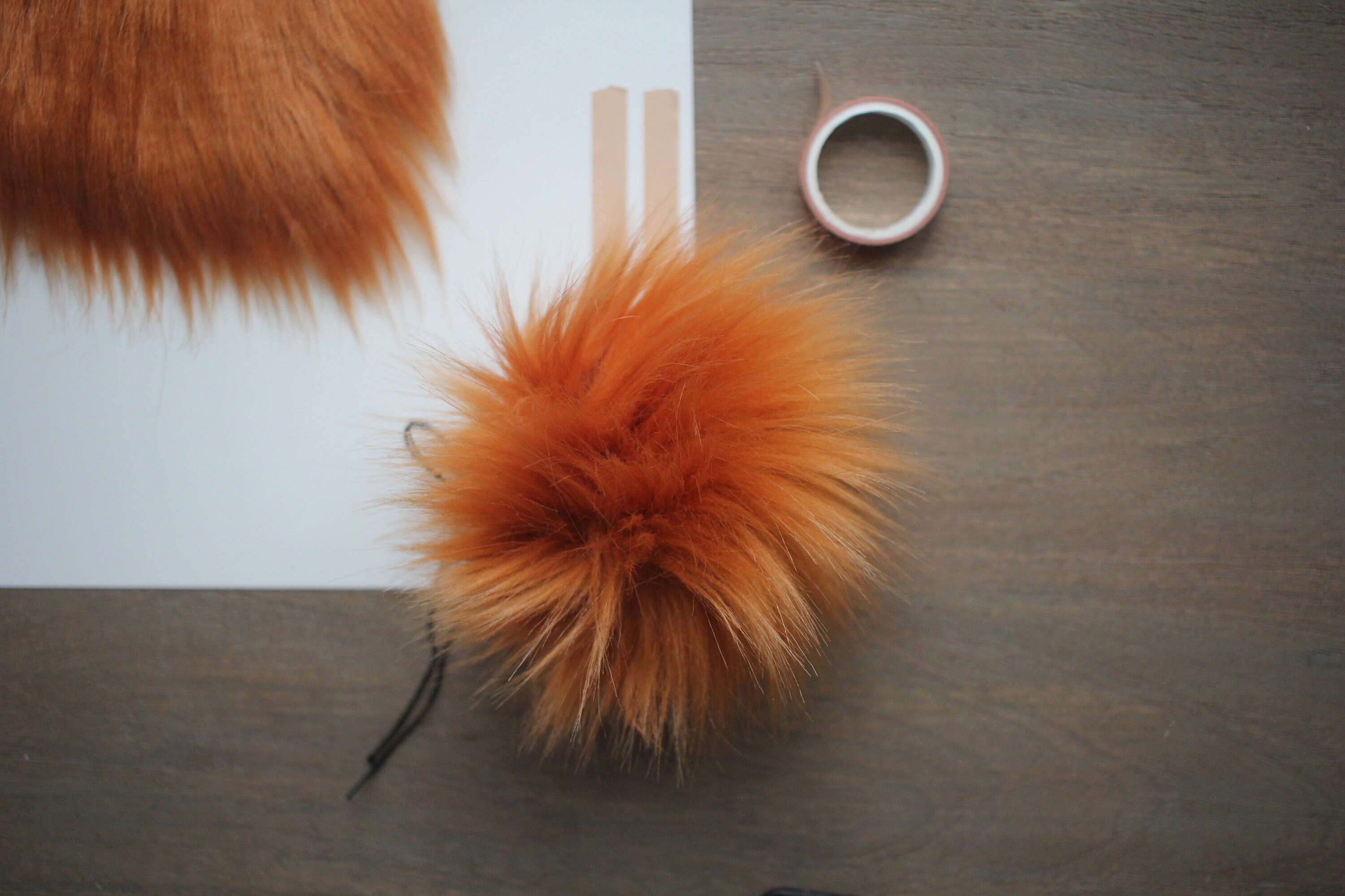 013 GINGER Faux Fur Pom Pom Beanie Pom Poms Fur Poms Hat Etsy Ireland