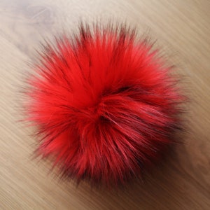 LUX ARIES | Faux Fur Pom Pom, Beanie pom poms, Fur poms, Hat pom poms