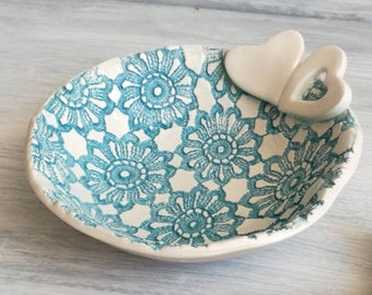 Wedding Favors-Handmade ceramic bowl-Wedding gifts-Jewelry Box-Svuotatasche-Gifts for her-ceramic favors