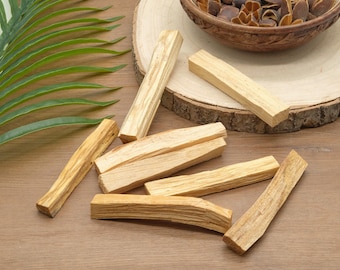 Palo Santo Sticks 9-10cm, Sweet Scent Cleansing Incense Sticks, Sacred Wood, Ethically Sourced From Peru, Holy Wood